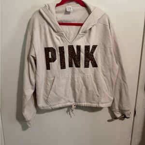 PINK Victoria's Secret Beige V-Neck Sweater